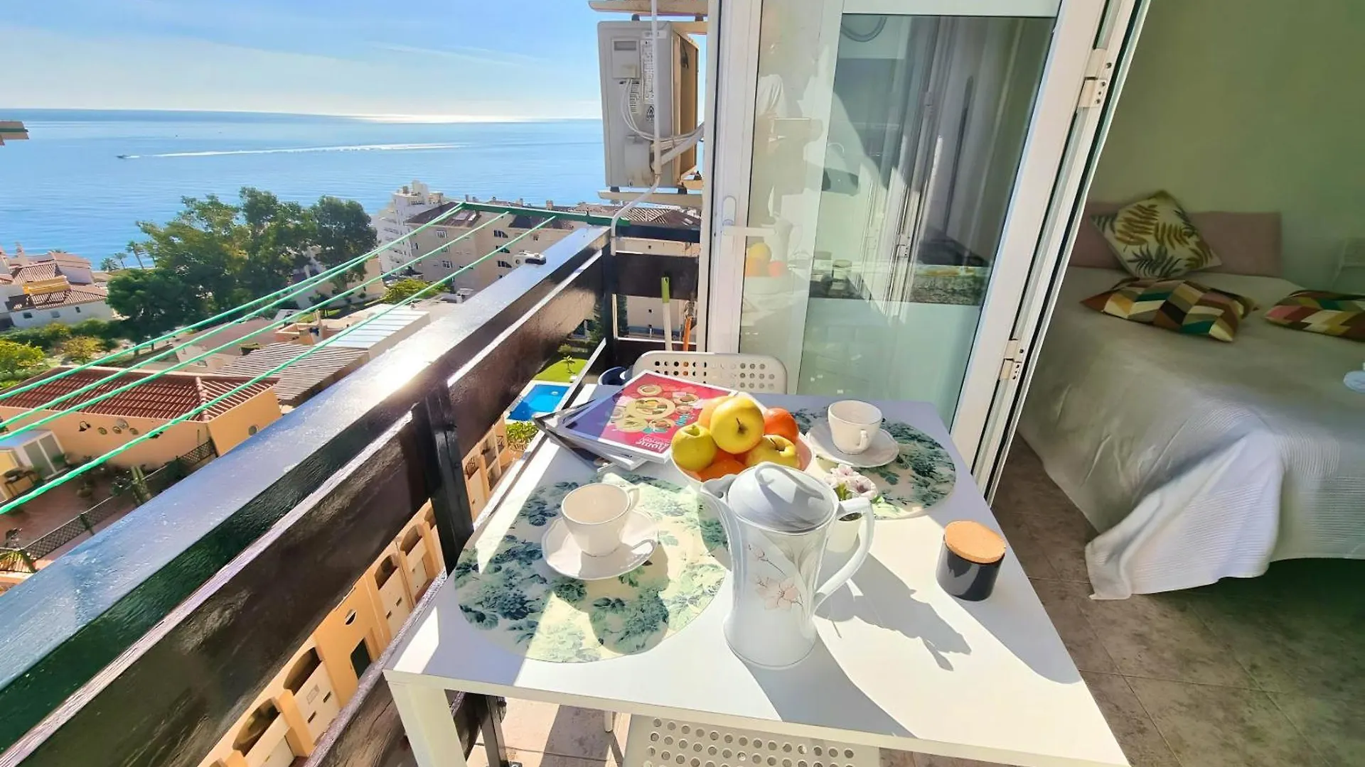 Elegant Studio With Sea View In Benalmadena 30 M²