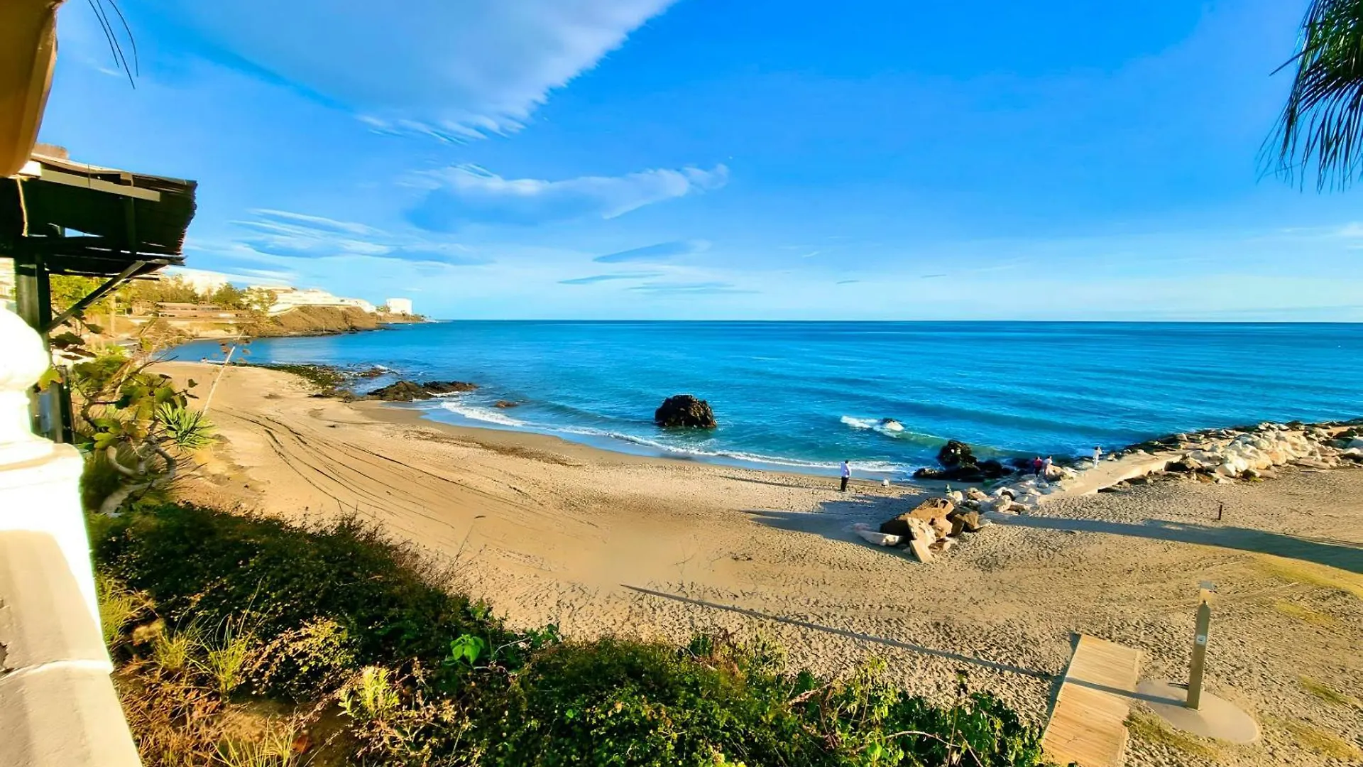Elegant Studio With Sea View In Benalmadena 30 M² Apartmán